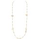 Quartz Stone Pull Tie Necklace