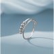 925 Sterling zinc Anxiety Ring
