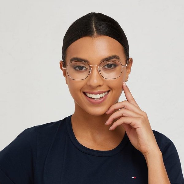 Round Glasses in Metal