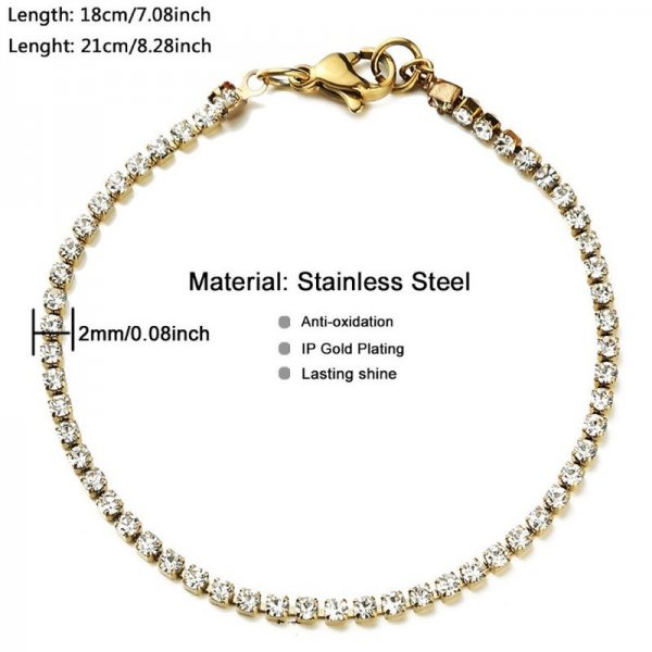 Stainless Steel Tennis Bracelet