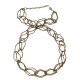 Metal crystal Chain Necklace